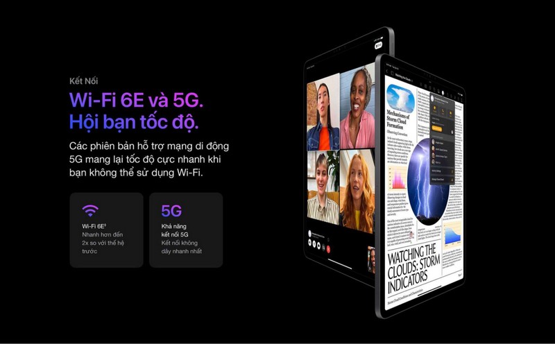 Kết nối wifi cũng nhanh hơn 2 lần so với thế hệ trước
